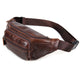 YAAGLE Portable Wax Cow Leather Waist Sling Bag YG7218 - YAAGLE.com