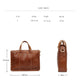 YAAGLE Men's Genuine Leather Business Messenger Handbag YGYD8093 - YAAGLE.com