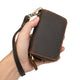 YAAGLE Unisex Crazy Horse Leather Mini Wallet YG8185 - YAAGLE.com