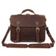 YAAGLE Men's Crazy Horse Leather Business Briefcase Flap Handbag YG7161 - YAAGLE.com