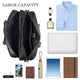 YAAGLE Men's Genuine Leather Business Travel Handbag YG7319A - YAAGLE.com