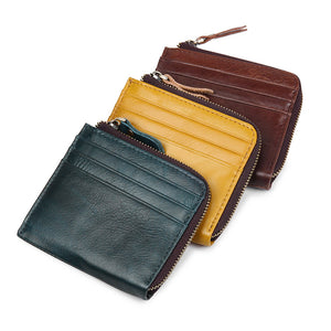 YAAGLE Unisex Mini Zipper Purse Card Slots YG8448 - YAAGLE.com