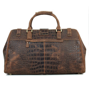 YAAGLE Crazy Horse Leather Crack Pattern Top-handle Bag YG7281 - YAAGLE.com