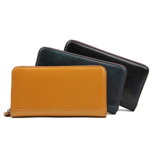 YAAGLE Unisex Real Leather Multi Card Slots Notecase Wallet YG8440 - YAAGLE.com