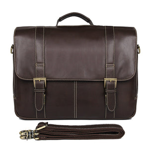 YAAGLE Men's Fashion Real Leather Business Briefcase Handbag YG7396Q - YAAGLE.com