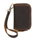 YAAGLE Unisex Crazy Horse Leather Mini Wallet YG8185 - YAAGLE.com