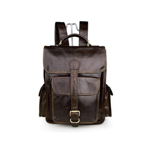 YAAGLE Male Multi-functional Genuine leather travel Backpack Satchel YG7283 - YAAGLE.com