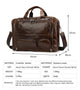 YAAGLE Bright Real Leather Men's Briefcase Laptop Business Bag YG7289 - YAAGLE.com