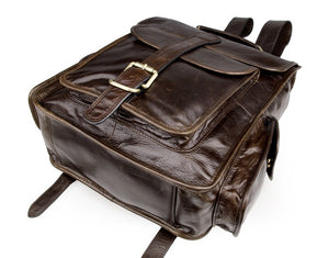 YAAGLE Male Multi-functional Genuine leather travel Backpack Satchel YG7283 - YAAGLE.com
