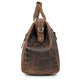 YAAGLE Crazy Horse Leather Crack Pattern Top-handle Bag YG7281 - YAAGLE.com