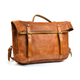 YAAGLE Men's Genuine Leather Leisure Briefcase Flap Handbag YG54 - YAAGLE.com