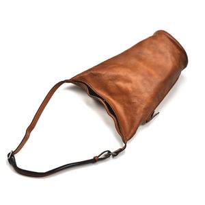 YAAGLE Unisex Personalized Real Leather Bucket Shoulder Bag YG8089 - YAAGLE.com