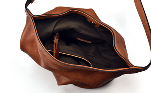 YAAGLE Unisex Personalized Real Leather Bucket Shoulder Bag YG8089 - YAAGLE.com