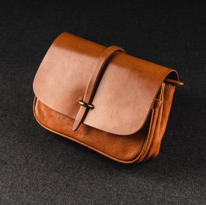 YAAGLE Women Soft Tanned Leather Flap Cross Body Bag YG240 - YAAGLE.com