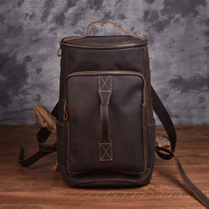 Leather Backpack Large Capacity Travel Bag YG1919 - YAAGLE.com