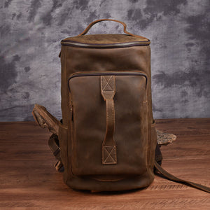 Leather Backpack Large Capacity Travel Bag YG1919 - YAAGLE.com