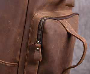 Leather Backpack Large Capacity Travel Bag YG1919 - YAAGLE.com