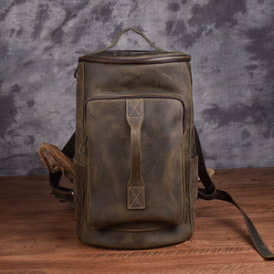 Leather Backpack Large Capacity Travel Bag YG1919 - YAAGLE.com