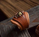 Vintage Leather Scarf Buckle Scarf Ring YG1171 - YAAGLE.com
