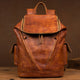Vintage Handmade Leather Backpack YG1166 - YAAGLE.com