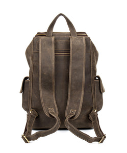 Vintage Handmade Leather Backpack YG1166 - YAAGLE.com