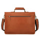 YAAGLE Men's Genuine Leather Business Briefcase Flap Handbag YG7205B - YAAGLE.com