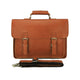 YAAGLE Men's Genuine Leather Business Briefcase Flap Handbag YG7205B - YAAGLE.com