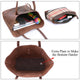 YAAGLE New Vintage Cow Leather Tote Bag Handbag YG7767 - YAAGLE.com