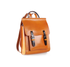 YAAGLE Unisex Bright Contrast Color Tanned Leather Backpack YGBR6026