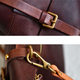 YAAGLE Women Vintage Handmade Real Leather Flap Handbag YG297(small) - YAAGLE.com
