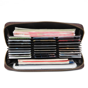 YAAGLE Unisex Real Leather Multi Card Slots Notecase Wallet YG8440 - YAAGLE.com