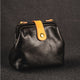 YAAGLE Women Vintage Tanned Leather magnetic button Shoulder Bags YG91 - YAAGLE.com