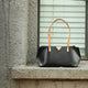 YAAGLE Women Personalized Tanned Leather Handbag Tote YGBR6018 - YAAGLE.com