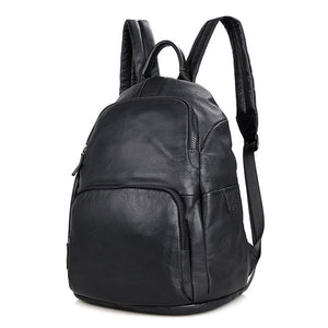 YAAGLE Genuine Leather Leisure Travel Backpack for Men Boys YG2005 - YAAGLE.com