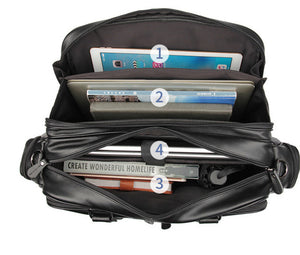 YAAGLE Multi-layers Men's Business Briefcase Laptop Bag YG7150A - YAAGLE.com