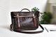 YAAGLE Men's Genuine Leather Leisure Briefcase Flap Handbag YG54 - YAAGLE.com