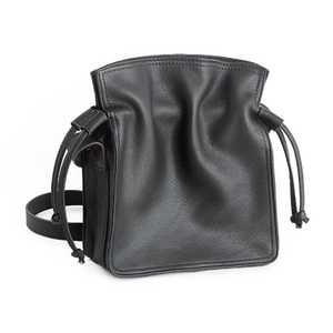 YAAGLE Female Real Leather Drawstring Bucket Shoulder Bag YGG21868 - YAAGLE.com