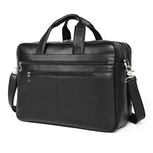 YAAGLE Men's Genuine Leather Business Travel Handbag YG7319A - YAAGLE.com