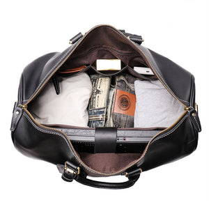 YAAGLE Large Capacity Crazy Horse Leather Luggage Handbag YG9088 - YAAGLE.com