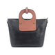 YAAGLE Personalized Women Contrast Color Leather Handbag Set YGA031 - YAAGLE.com