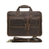 YAAGLE Multi-pockets Crazy Horse Leather Briefcase Handbag for Men YG7387