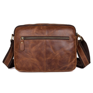 YAAGLE Men's Portable Real Leather Business Shoulder Bag YG1043X - YAAGLE.com