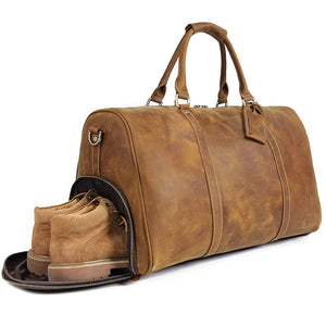YAAGLE Men's Large Capacity Travel Bucket Handbag Tote YGX7077L - YAAGLE.com