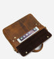 YAAGLE Men's Vintage Crazy Horse Leather Zipper Business Handbag YG7113 - YAAGLE.com