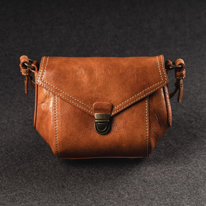 YAAGLE Women Cute Genuine Leather Flap Shoulder Bag YG7309 - YAAGLE.com