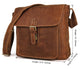 YAAGLE Men's Vintage Crazy Horse Leather Flap Shoulder Bag YG7111B - YAAGLE.com