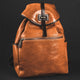 YAAGLE Unisex Vegetable Tanned Leather Drawstring Backpack YGM8124 - YAAGLE.com