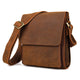 YAAGLE Men's Vintage Crazy Horse Leather Flap Messenger Bag YG7055 - YAAGLE.com