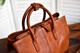 YAAGLE Women Large Capacity Multi-interlayers Tanned Leather Top-handle Bag YG8608 - YAAGLE.com