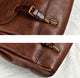 YAAGLE Men's Tanned Leather Business Briefcase Messenger Handbag YG8568 - YAAGLE.com